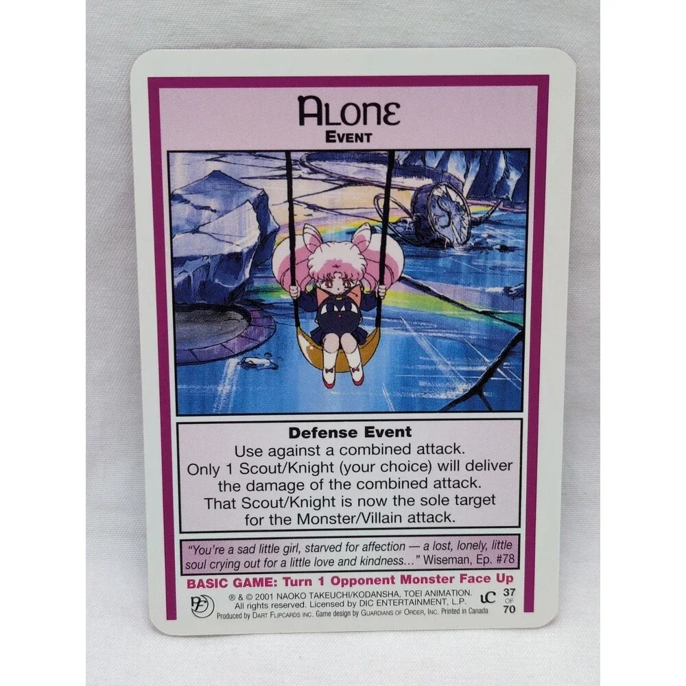 Alone Sailor Moon CCG Past And Future Card #37